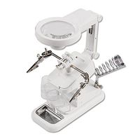 QZY 3X25x45 Desktop Multifunction Magnifier Auxiliary Clip USB 10 Light,White