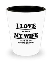 Hookah Smoking Gifts For Women - Shisha Smoker Funny and Hilarious Shot Glass, Hookah Smoking Appreciation And Party Gift, Shotglass