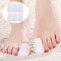 3 Pairs Gel Big Toe Cap and Protector - Cushions to Protect The Toe and Provides Relief from Missing or Ingrown Toenails, Corns, Calluses，Blisters, Hammer Toes and Other Painful Conditions