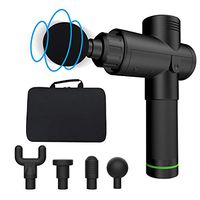 Massage Gun, Cordless Handheld Deep Tissue&Muscle Massager, 3 Speeds Percussion Massage Device Super Quiet-Black