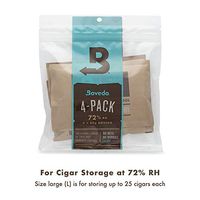 Boveda 72 Percent RH 2-Way Humidity Control, Large, 60 gram, 4-Pack