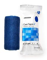 Tape Cast Blu Lf 4"X4Yds 10Ea/Bx