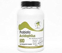 Probiotic Acidophilus 500 Million Live Active Cultures - 450mg - No Refrigeration Needed ~ 200 Capsules - No Additives ~ Naturetition Supplements