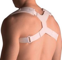 Thermoskin Clavicle Support, White, X-Large