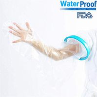 Adult Arm Cast Cover, HAIN Clear Waterproof Shower Bandage Protector with Seal Protection for Hand, Wrist, Finger Wound in Bathing or Shower,100% Reusable(Full Size) (Long Arm (660 * 440 * 190))
