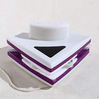 Modenny Home Window Wiper Glass Cleaner Double Side Magnetic Brush for Washing Windows Glass Cleaning Brushes (Color : Purple White)