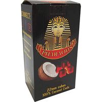 Pharaoh's Coconut Natural Hookah Charcoal - 192 Cube Pieces, 2 Kilo