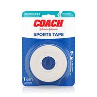 JOHNSON & JOHNSON Coach Sports Tape 1-1/2 Inches X 10 Yards (Pack of 4)