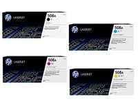 HP 508A Color Laserjet M553/ M577 Original Toner Cartridges, Black, Cyan, Magenta & Yellow