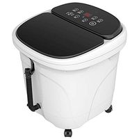 Feceyq Foot Spa Bath Massager/Heat-Temp Balance,with 36 Rotating Massage Nodules For Tired Feet,Bubble, Water Jet