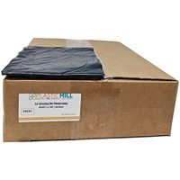 PlasticMill 12-16 Gallon Garbage Bags: Black, 1.2 Mil, 24x31, 250 Bags.