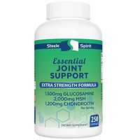 2000mg MSM 1500mg Glucosomine 1200mg Chondroitin - Joint Pain Support Supplement - Best Maximum Strength Formula for Men and Women