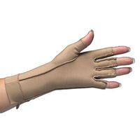 Isotoner Therapeutic Gloves, Left, Small, Open Finger
