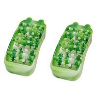 LSS Foot Massager, Plastic Roller，Relax Relief Feet Massagers, for Foot Pain, Itchy Feet - 4pcs (Color : Green-4pcs)
