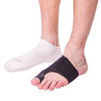 BraceAbility Soft Big Toe Protector | Padded Foot Cushion Bandage Wrap for Callus, Corn, Blister & Wound Pain in Shoes (S-Left)