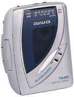 Aiwa HS-TA30 AM/FM Stereo Cassette w/Super Bass  (Silver)