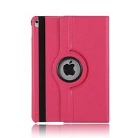 Businda iPad Case Pro 10.5 Inch, 360 Degrees Rotating Stand Case,Folio Book Cover Designed,Slim & Light, Protective Case for Apple iPad Pro 10.5 inch(iPad Pro 10.5, Hot Pink)