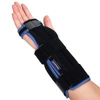 Velpeau Carpal Tunnel Wrist Brace -Night Sleep Wrist Support for Men, Women, Tendonitis, Arthritis, Broken, Sports Injuries Pain Relief -Removable Splint -Adjustable Ergonomic Fit (Right Hand, Medium)