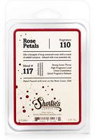 Shortie's Candle Company Rose Petals Wax Melts - Formula 117-1 Highly Scented 3 Oz. Bar - Made with Natural Oils - Flower & Floral Air Freshener Cubes Collection