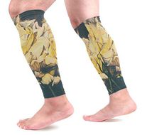 LEVEIS Yellow Roses Arm Sleeves UV Protection for Men Women Sunblock Protective Gloves Running Golf Cycling Driving Long Arm Cover 1 Pair