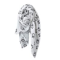 re2chiOngs Baby Swaddle Wrap,Soft,Animal Print Baby Swaddle Blanket Muslin Gauze Bath Towel 2-Layers Panda#