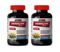 Blood Pressure lowering Supplement - Dandelion Root 520 MG - Premium Dietary Supplement - Dandelion Root Pills - 2 Bottles 360 Capsules