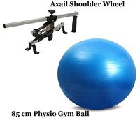 ACCO Axail Shoulder Wheel Exerciser with 85 cm Physio Gym Ball