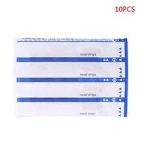 NNLOUGINY10Pcs/Pack Nasal Strip Anti Reduce Snoring Aid Device Ventilation Sose Sticking Stickers Nasal Strips for Health Sleep