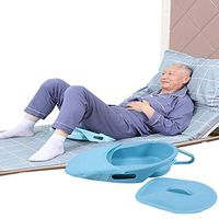 XIHAA Portable Bedpan,Medical and Home The Patient Lies in Bed and Urinate, for Suitable for Bedridden Patients Pregnant Woman and Old Man(Blue)