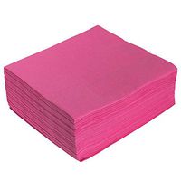 ITOS365 Colored Napkins – Pink– Decorative Cloth Like & Disposable Napkins for Wedding Airlaid Paper Dinner Napkins – Soft, Absorbent & Durable – 16”x16” – Set of 25