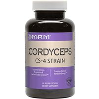 MRM Cordyceps Vegetarian Capsules, CS-4 Strain,  750 mg, 60- Count Bottle (Pack of 2)