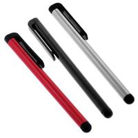 Importer520 3 Pack of Universal Touch Screen Stylus Pen (Red + Black + Silver) for LG Optimus G Pro E980 (AT&T)