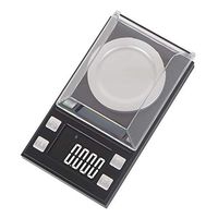 Shentesel Jewelry Medicinal Pocket LCD Digital Scale Mini Lab Electronic Weight Tool - Black 50g/0.001