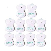 Reusable Self-adhesive Electrode Pads Machine Digital Therapy for Body Massager Pain Relief Acupuncture Back High Frequency Body Massager Pack of 10
