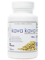 Kava Kava | 700mg Capsules | Stress Relief and Anxiety Supplement | Mental Calmness, Positive Mood | Piper Methysticum Extract | 30 Day Supply | 60 Capsules