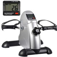 HomGarden Pedal Exerciser Bike Pedals w/LED Screen Display for Legs and Arms Exerciser,Portable Mini Cycle Bike Under Desk Floor Foot Pedal Small Recumbent Equipment Machine