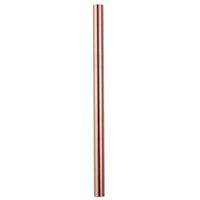 Quaanti Colour Long Stainless Steel Metal Drinking Straws Reusable Drinking Straws Pearl Milk Tea Stainless Steel Sucker (Rose Gold)