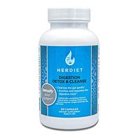 HERdiet Digestion Detox and Cleanse for Women Extra Strength Supplement Pills with Detoxification of Colon and Toxins for Diet Assist