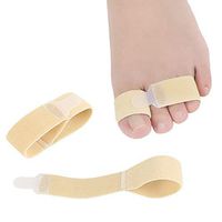 gLoaSublim Toe Separators,Foot Protector Finger Toe Separator Straighter Hallux Valgus Corrector Feet Care Light Yellow