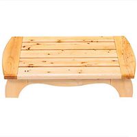 Bathroom Cypress Wood Non-Slip Wood Stool, Bathroom Shower Stool Foot Stool Cedar Stool Shoe Bench 65 * 35 * 15cm Independent Flow Assist