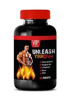 Energy Supplement - Unleash Your Drive - Stamina and Performance Boost - Energy Boost - Longjack Bulk Supplements - 1 Bottle (60 Tablets)