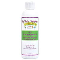 Dimethicone Oil for Lice Removal Safe Non-Toxic Treatment Kills Lice and Their Eggs 8 fl Ounces Treats 1-3 People