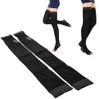 Professional Fashion 480d Compression Stockings Legs Anti Varicose Fat Burning Stovepipe Women Sleeping Health (Black)