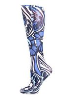 Celeste Stein Therapeutic Compression Socks, Blue Megan, 15-20 mmHg, Moderate