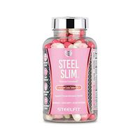 SteelFit Steel Slim - Female Weight Loss Solution – Supports Metabolic Health - Boosts Metabolism - Enhances Energy, Mood - Suppress Appetite - affron - CactOLean - Teacrine - 90 Count, 1 Month Supply