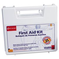 Bulk First Aid Kit for 25 People, 106 Pieces, OSHA Compliant, Plastic Case by FIRST AID (Catalog Category: Office Maintenance, Janitorial & Lunchroom / Well Being, Safety & Security)