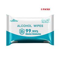 -TIANGE-Carry Disinfection Wipes (5 Packs, 10 Pieces Per Pack), Wipes Specifications (180mm * 150mm), Cleaning Wipes, Travel Wipes.