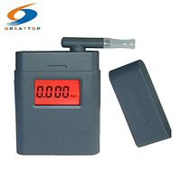 Breath Alcohol Tester Ethylotest Digital Ecran Eclaire avec 5 embouts ethylometre testeur alcool Digital Breathalyzer Alcootest