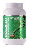 EVOGEN Naturals ISOJECT, Premium Whey Isolate w/Digestive Enzymes, 28 Servings (2lbs, Chocolate)