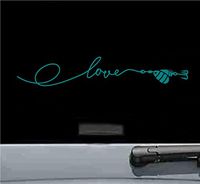 I love fishing Vinyl Decal Sticker fish reel lure bag (TEAL)